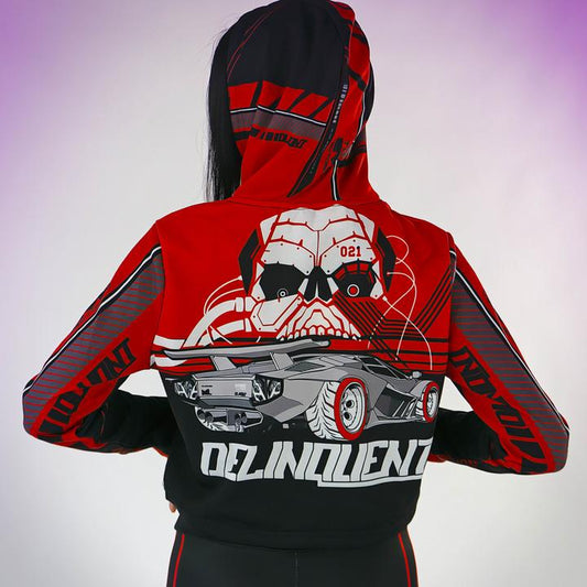 DLNQNT Women's Cropped Hoodie R2S