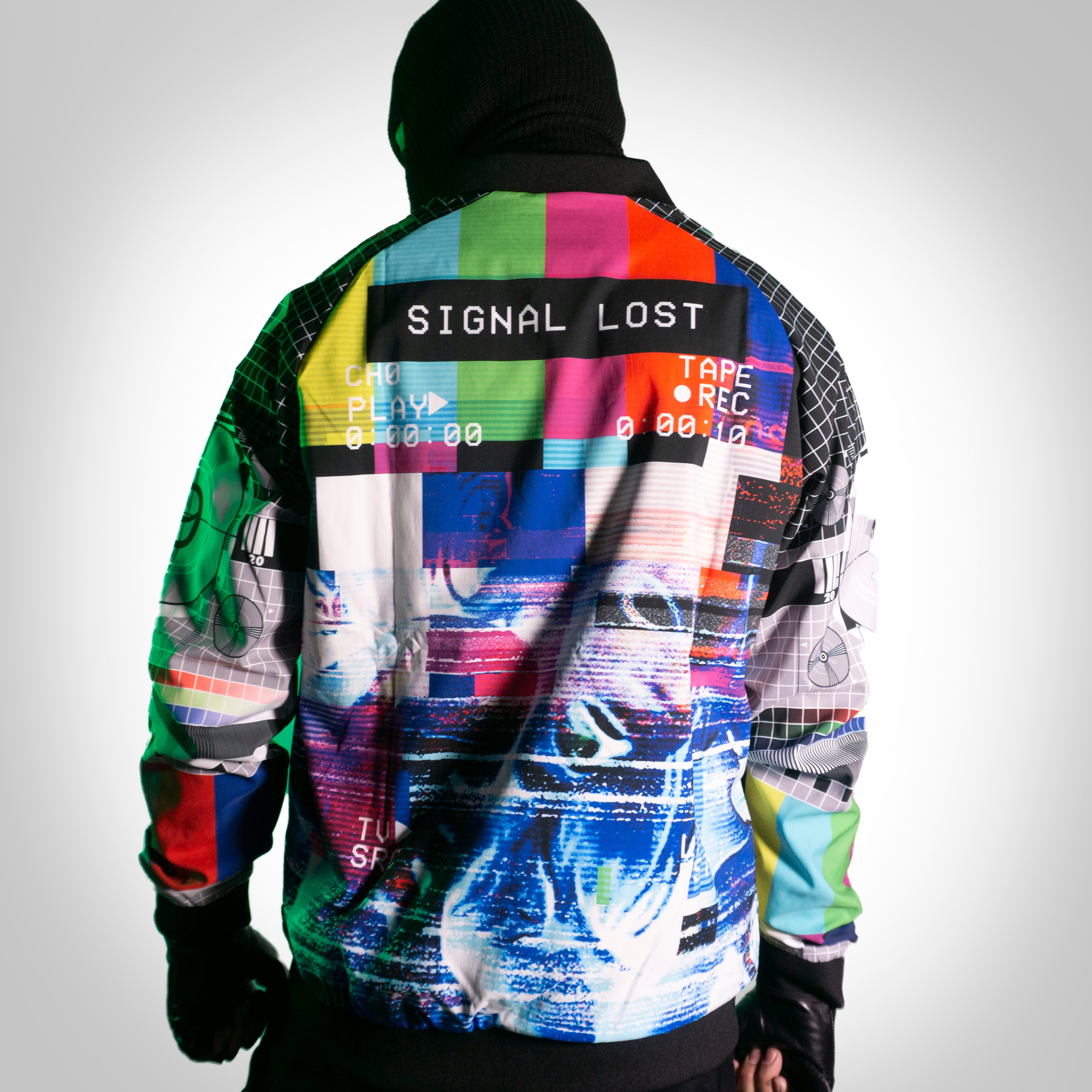 Lost signal Men's Bomber Jacket – MoonLambo