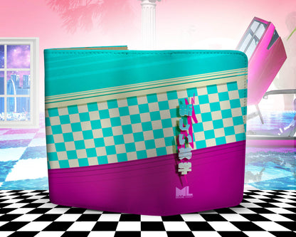 Ladies New aesthetic checkered Wallet