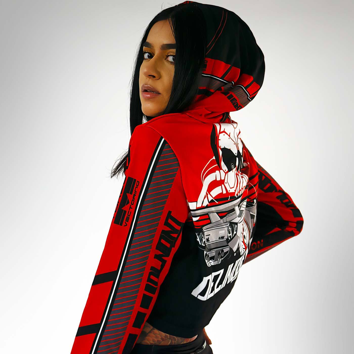 DLNQNT Women's Cropped Hoodie R2S