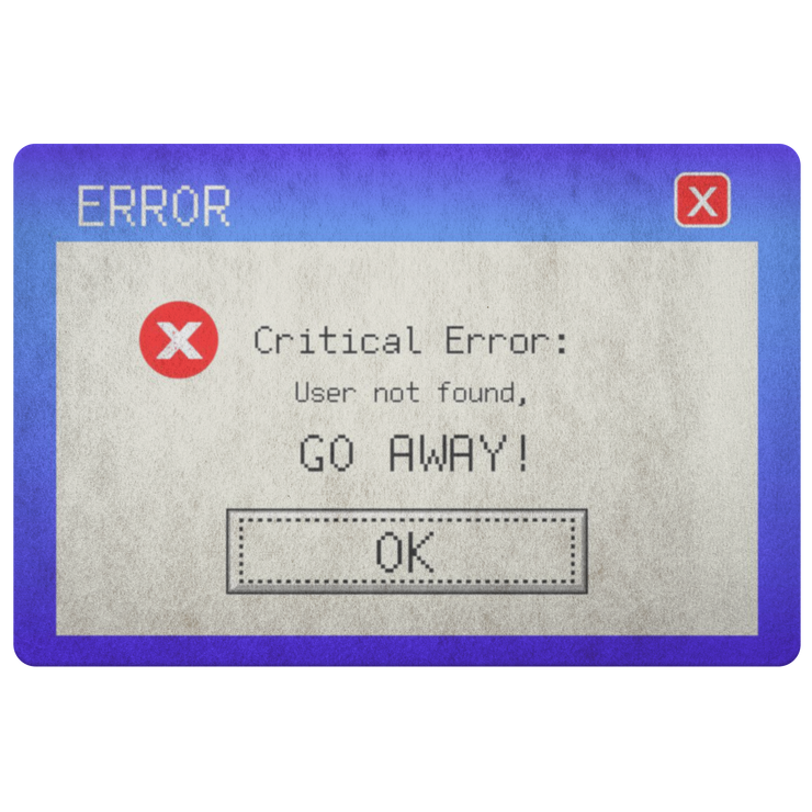 Critical error Windows Prompt